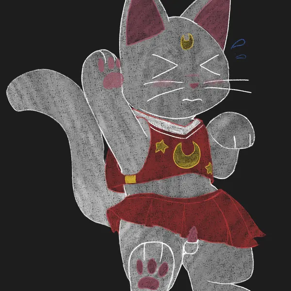 artemis (sailor moon) (sailor moon (series)) created by plm40