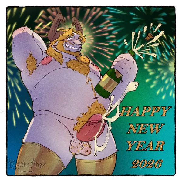 asgore dreemurr (new year 2026, undertale) created by ryonane