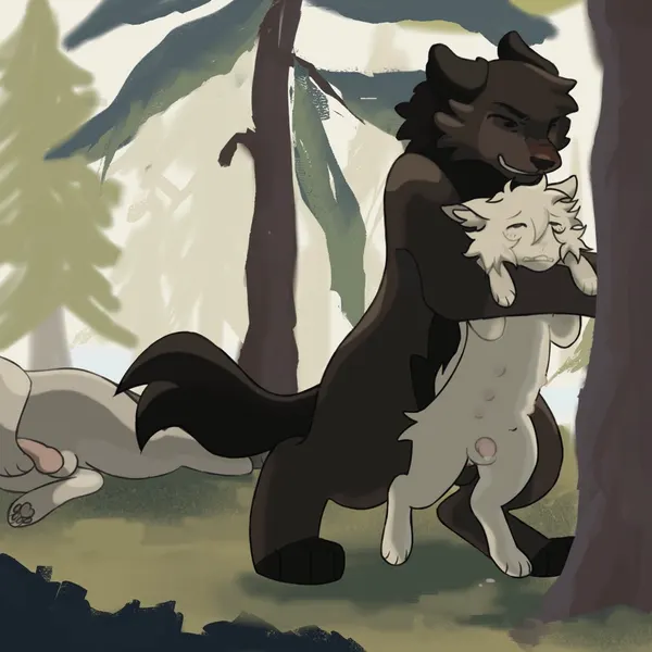 aspenstar (littleperrito), bearheart (littleperrito), fan character (warriors (book series)) created by littleperrito