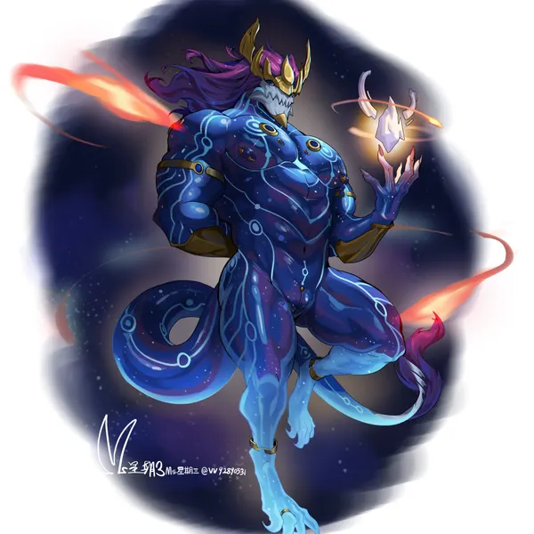aurelion sol (lol) (league of legends, mythology) created by vv92890531