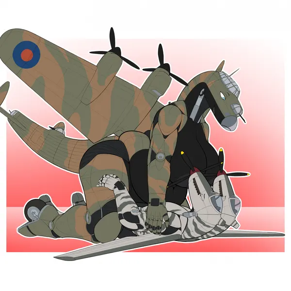 avro, avro lancaster created by ndragon3