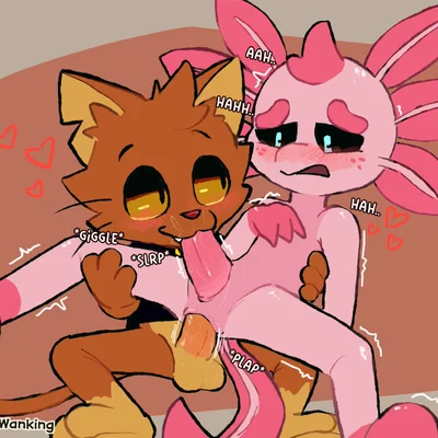 axo (notsafeforwanking), jaques (kazoko) created by notsafeforwanking