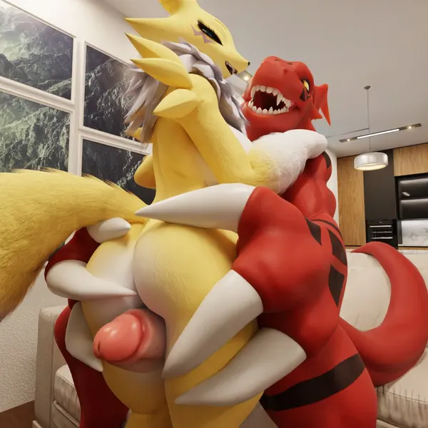 bandai namco, digimon created by echodragon