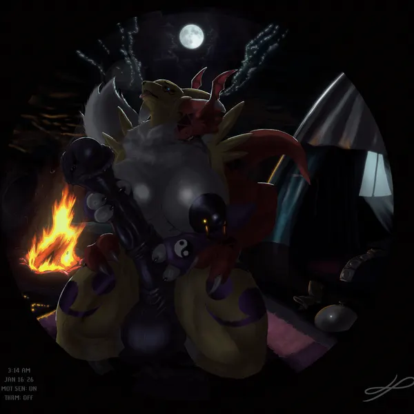 bandai namco, digimon created by hazed01