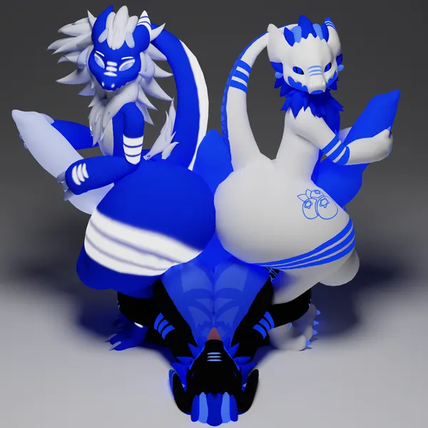 blackberry (blueberrybesuru), blueberry (blueberrybesuru), mulberry (blueberrybesuru) (mythology) created by blueberrybesuru