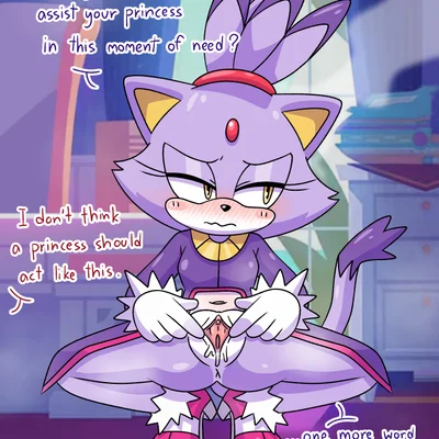 blaze the cat (sega, sonic the hedgehog (series)) created by oliviabox