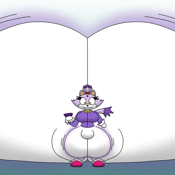 blaze the cat (sega, sonic the hedgehog (series)) created by reathe