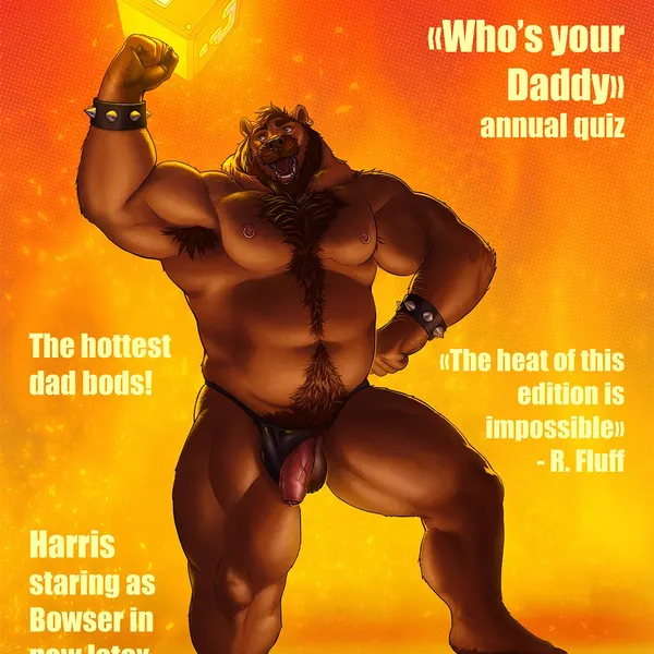 bowser, henry harris baxter (mario bros, nintendo) created by blueteaa