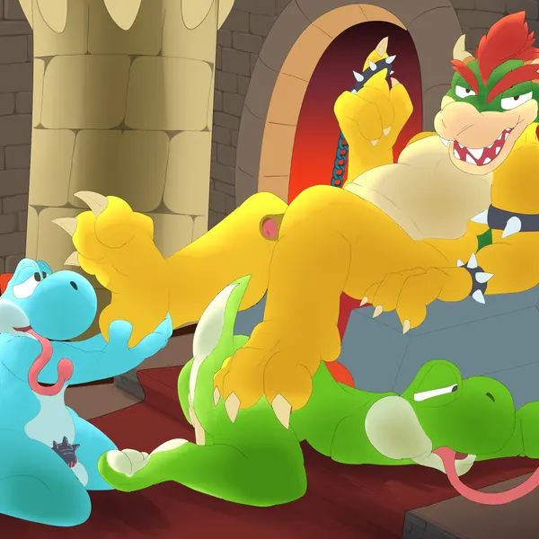 bowser (mario bros, nintendo) created by pricethecamel