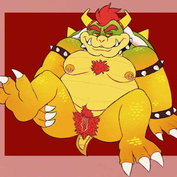 bowser (mario bros, nintendo) created by vvondermoon