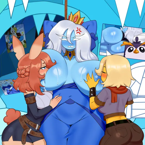 bronwyn (adventure time), fionna the human, ice queen (adventure time, cartoon network) created by idler r