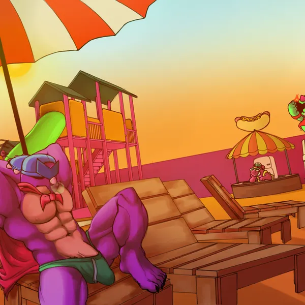 buzz (brawl stars), doug (brawl stars), pierce (brawl stars) (brawl stars, supercell (company)) created by jaskeywolf