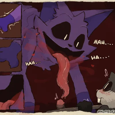 catnap (poppy playtime), touille (poppy playtime) (mob entertainment, nightmare critters) created by notsafeforwanking