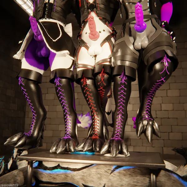chally (prochally), dragonplayer (character), itsorion03 created by dragonplayer