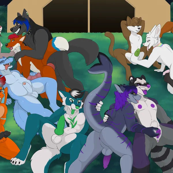 chase d. bunnee, galener, mr gator tim (mythology) created by gothicsiamese, kwik (artist)
