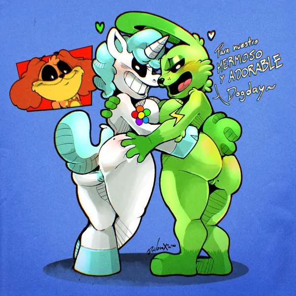 craftycorn, dogday (poppy playtime), hoppy hopscotch (mob entertainment, mythology) created by danigrex2n