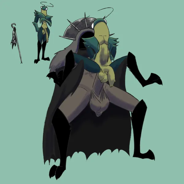 crawfather, green prince (hollow knight: silksong) (hollow knight: silksong, hollow knight (franchise)) created by detrefle13