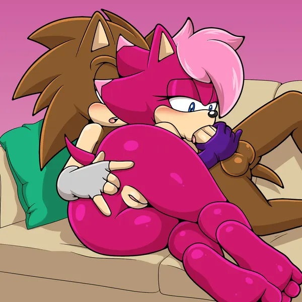 dan guru the hedgehog, sonia the hedgehog (sega, sonic the hedgehog (series)) created by sonicguru
