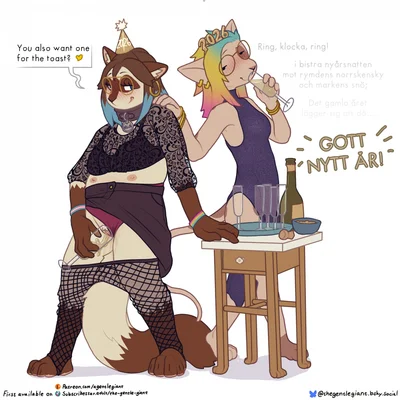 daniela idril, hermia idril (new year 2026) created by the gentle giant