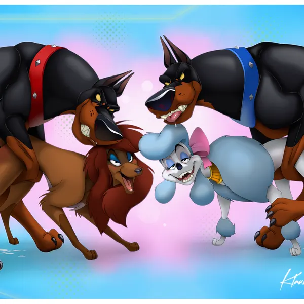 desoto (disney), georgette (disney), rita (disney) (disney, oliver and company) created by klaus doberman