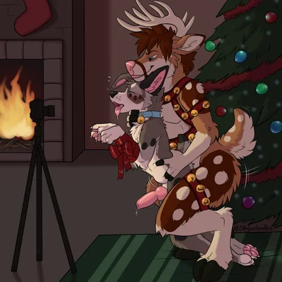 dexter (leopardjacks), rufus howell (christmas) created by skylardoodles
