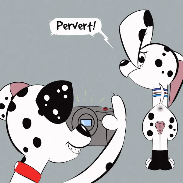 dolly (101 dalmatians), dylan (101 dalmatians) (101 dalmatian street, 101 dalmatians) created by soggygoat
