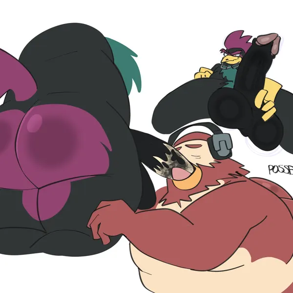 don the rooster, nite the owl (idw publishing, sega) created by possbooty
