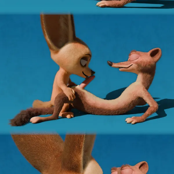 duke weaselton, finnick (zootopia) (disney, zootopia) created by rasterraccoon