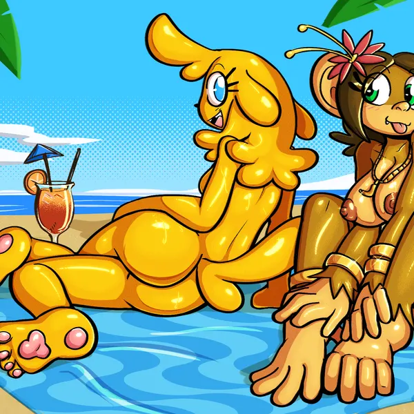 dumpling (tricktrashing), lana banana (felino) created by felino
