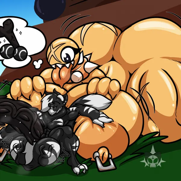 edwin inculous (character), gigi (thecoatl034) (mario bros, nintendo) created by mr.ink