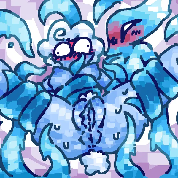 elnina (deltarune), miss mizzle (deltarune, undertale (series)) created by scaliescum