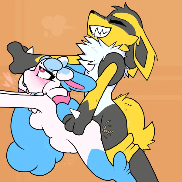 elodie (emote), leon (emote) (nintendo, pokemon) created by emote-o