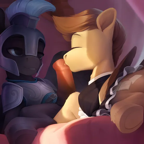 fan character, midnight lancer (wondercoltz), petrichor (ponefan123) (hasbro, my little pony) created by hentwi