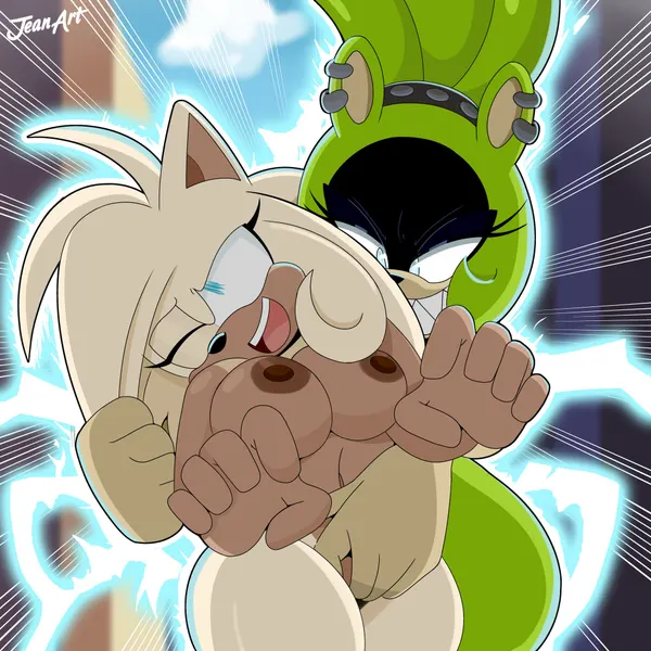 fan character, surge the tenrec (idw publishing, sega) created by jeanart