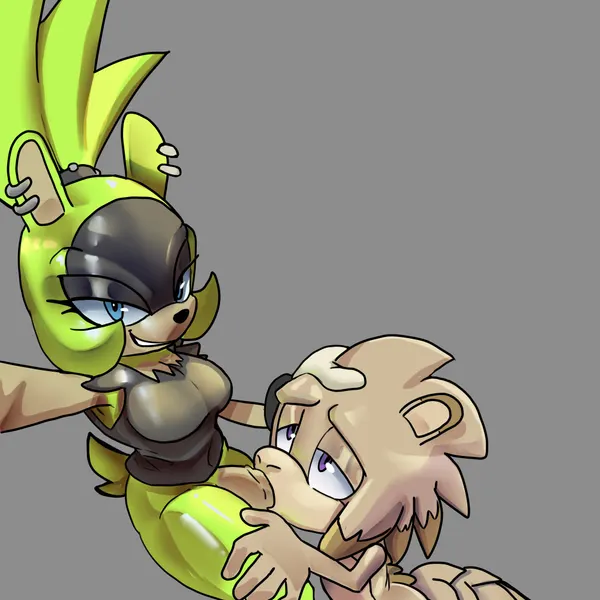 fan character, surge the tenrec (idw publishing, sega) created by nicole chees