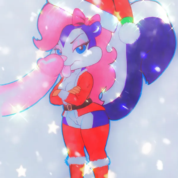 fifi la fume (christmas, tiny toon adventures) created by robbiewallace
