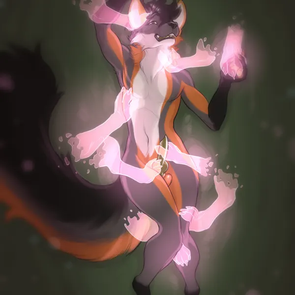 fin the fox created by cyanbluric