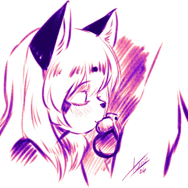 finnegan nevermoore, selene blackcat created by aogami