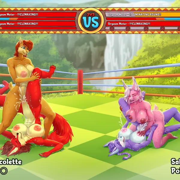 fiona fox, nicole the lynx, nicolette the weasel (archie comics, sega) created by therealaisek