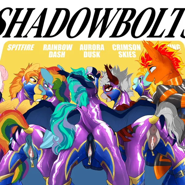 fireheart, lightning dust (mlp), nurse redheart (mlp) (friendship is magic, hasbro) created by miramore