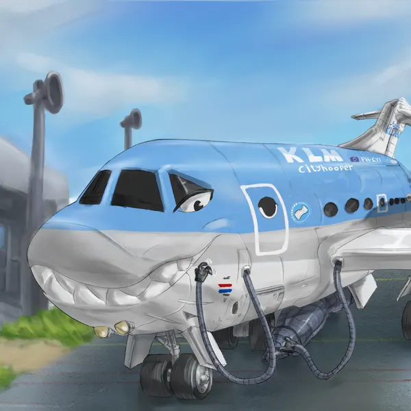 fokker, fokker 70 created by outoldyard