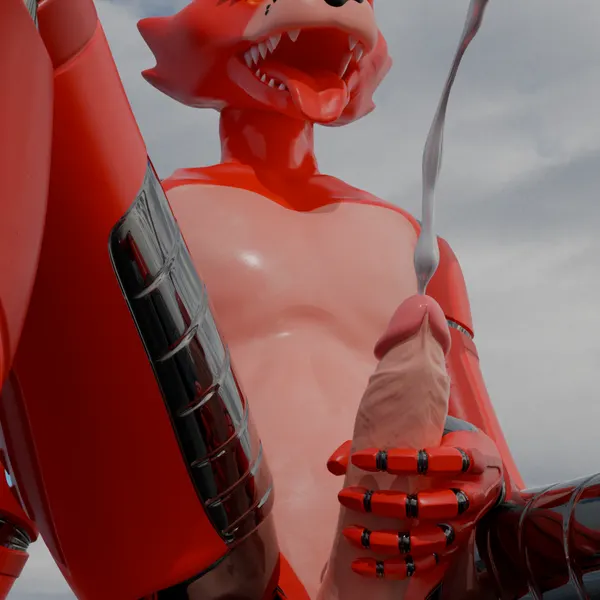 foxy (fnaf) (five nights at freddy's, scottgames) created by machinensfw