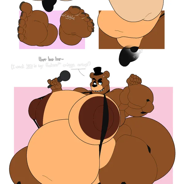 freddy (fnaf) (five nights at freddy's, scottgames) created by bobthetanuki