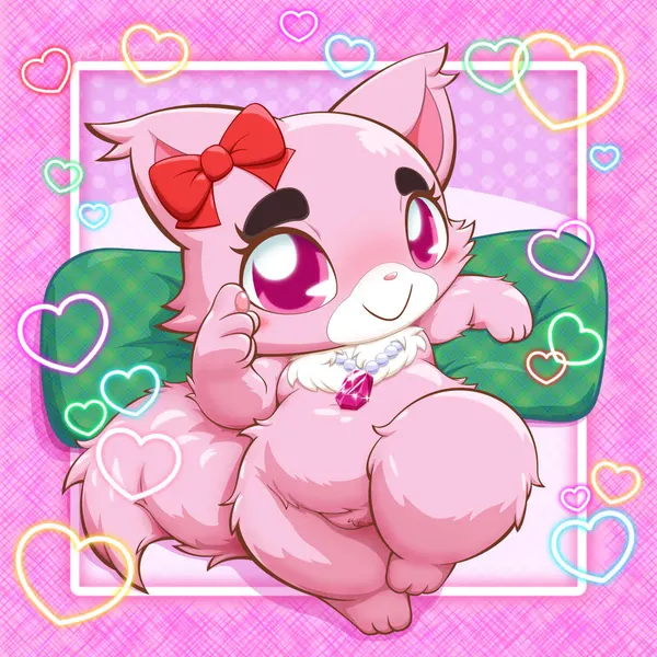 garnet (jewelpet) (jewelpet, sanrio) created by ten nekosupi
