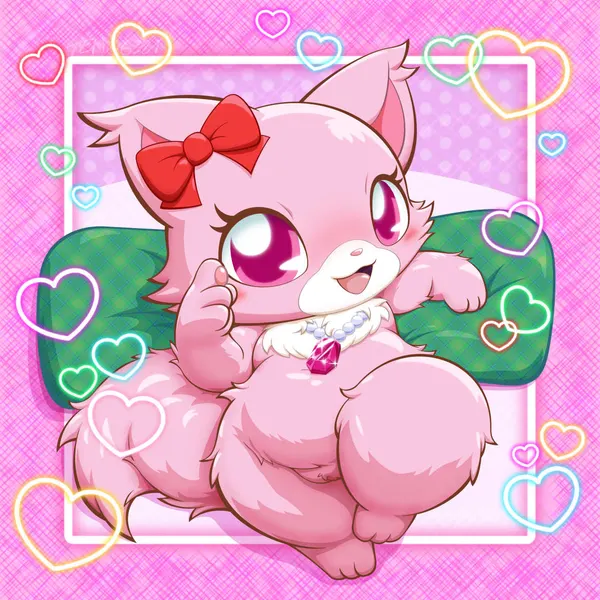garnet (jewelpet) (jewelpet, sanrio) created by ten nekosupi