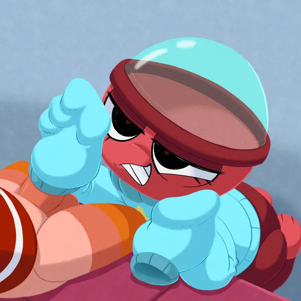 gigi (dandy's world), shrimpo (dandy's world) (blushcrunch studio, dandy's world) created by four-pundo
