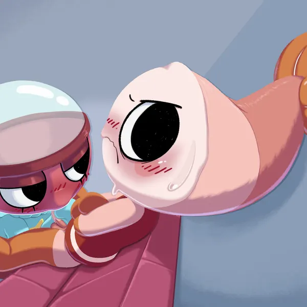 gigi (dandy's world), shrimpo (dandy's world) (blushcrunch studio, dandy's world) created by four-pundo