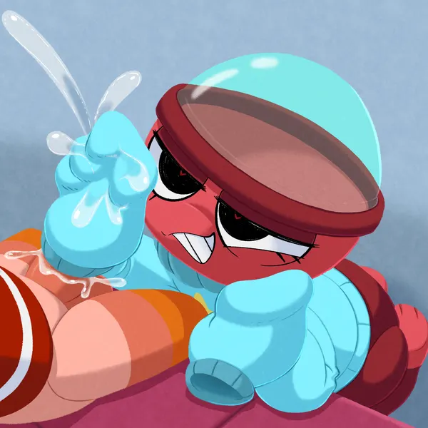 gigi (dandy's world), shrimpo (dandy's world) (blushcrunch studio, dandy's world) created by four-pundo