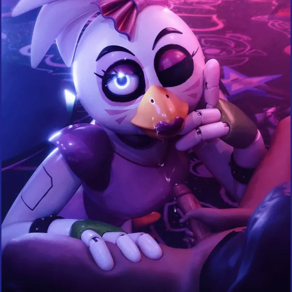 glamrock chica (five nights at freddy's, five nights at freddy's: security breach) created by mrcourage616