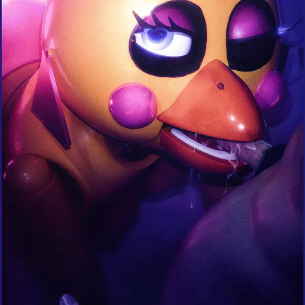 glamrock chica, toy chica (fnaf) (five nights at freddy's, five nights at freddy's: security breach) created by mrcourage616